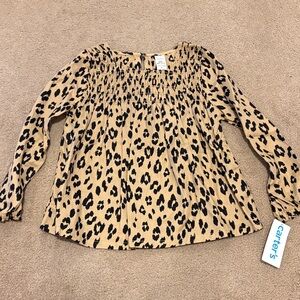 Carter's leopard Print top